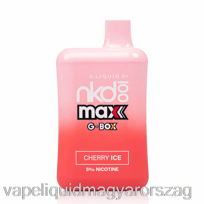 Gbox X Meztelen 100 5500 Eldobható Cherry Ice Vape Toll